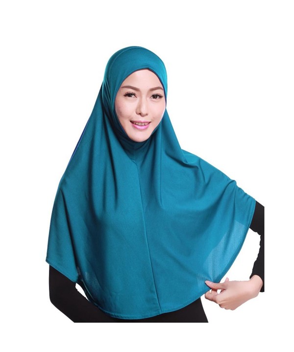 Daxin Muslim Hijab Amira Islamic Solid Soft Scarf Long Hejab Head Shawls - A8 - CL12JYVJ959