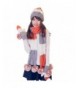 ALLDECOR Women Winter Warm Knitted Hat/Scarf/Gloves Sets Cold Weather 3pcs - Orange - CW186O226H7