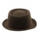 Winter Boater Porkpie Ribbon Hat in Men's Fedoras