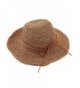 Tinksky Women Sun Caps Foldable Summer Beach Sun Straw Hats (Khaki) - CI17YSXLTSO