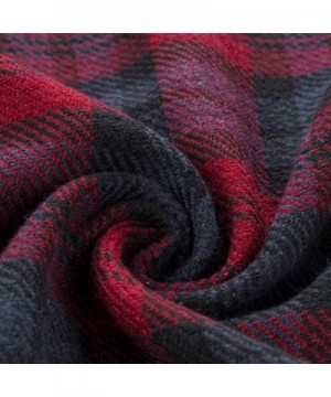 Oversize Blanket Fringe Scottish Tartan in Cold Weather Scarves & Wraps