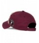 ililily Woodstock Vintage Baseball Burgundy in Men's Baseball Caps