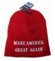 CCB MAGA Make America Great Again Winter Beanie Hat Riding Skull Cap Donald Trump - Red - C712O3UOHFY