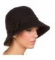 Sakkas Molly Vintage Style Wool Cloche Hat - Black - CC11GBXKJ9T