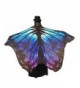 Shawl Wrap- Yoyorule Fairy Butterfly Wings Chiffon Shawl Nymph Pixie Costume Accessory - Blue - CM17Y0LDZ96