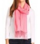 Sakkas Iris Warm Super Soft Cashmere Feel Pashmina Shawl / Scarf with Fringes - Coral - CL185QIS2IX