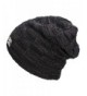 Kinsports Winter Warm Knitting Hats Wool Warm Hat Daily Slouchy hats Beanie Skull Cap - Black - CV187DNOAIL