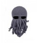 JXUFUFOO Beanie Octopus Knight Knit Beard Hat Unisex - D-grey - C0185YUTWSM