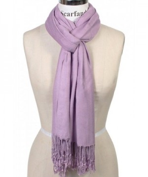 Scarfands Solid Color Pashmina Lavender