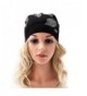 LADYBRO Slouchy Beanie Winter Black Silver