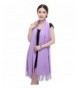 GG Cashmere Scarf Shawl Purple