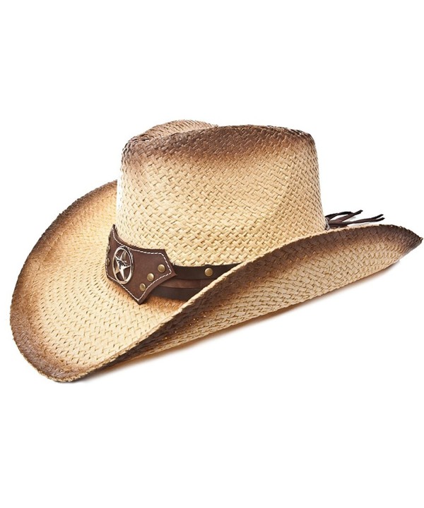 Western Hat / Brown Tea Stain / Star Disk - C81170G4Q81