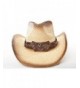 Western Hat Brown Stain Star