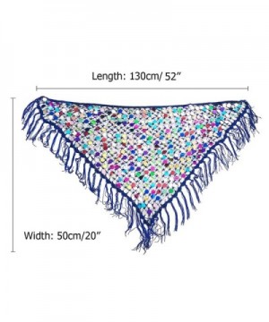 Egyptian Shining Triangle Crochet Colorful in Fashion Scarves