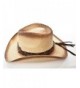 Western Hat Brown Stain Star in Men's Cowboy Hats