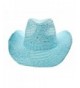 Glitter Sparkle Western Hats / Light Blue - Light Blue - C3112PPU83T