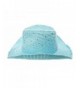 Light Blue Sparkle Western Hat in Women's Cowboy Hats