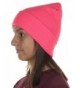 Knit Cuffed Beanie In Bright- Neon Colors One size fits most - Pink - C212BJKNMIX