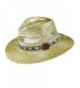 Dorfman Pacific Golf- Rush Straw Safari Hat with Golf Band - Natural - CC11KKTWXNF