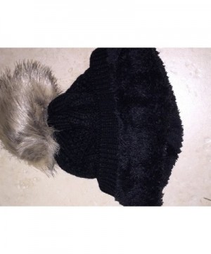 Womens Premium PomPom Knitted Slouchy