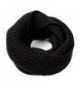 1PCS Winter Warm Knitted Thicken Neckerchief -Neck Warmer Scarf Soft Shawl - Black - CL186LLLTU5