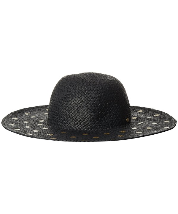 BCBGeneration Women's Heart Of Gold Floppy Hat - Black - CZ11JH6S2J1