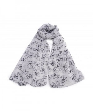 Women's Dog Puppies Print Scarf US SELLER - White - CH1868YOKN9