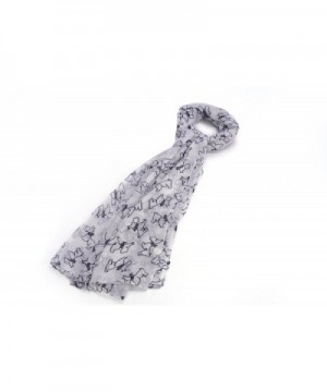 Womens Puppies Print Scarf SELLER