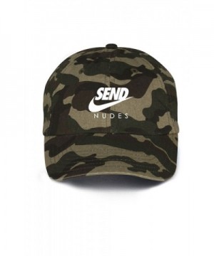 Send Nudes Unstructured Baseball Dad Hat- Camo - CA17X3LWMGI