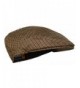 Ted and Jack - Street Easy Herringbone Driving Cap With Quilted Lining - Brown Check - C41875K6Q2L