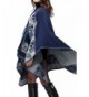 Reversible Oversized Blanket Scarves DarkBlue