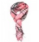 TitFus Classic Designer Inspired extended Plaid Scarf Wrap shawl throw large - Pink - CN11JZQZNTF