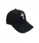THS Christian Cross Religious Theme Baseball Cap (One Size- Black/White) - CS125CBGTGR