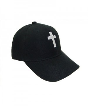 THS Christian Cross Religious Theme Baseball Cap (One Size- Black/White) - CS125CBGTGR