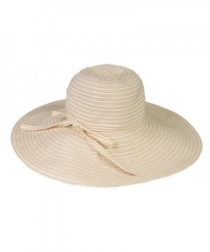 UPF 50+ Protective Packable Striped Travel Hat- 4" Brim - HS353 - Beige - CT1145M899Z