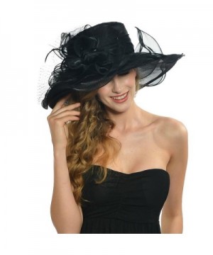 Women Voile Fascinator Church Formal in Women's Sun Hats