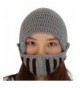 eYourlife2012 Unisex Winter Handmade Crochet Knight Hat Beanie Removable Mask - C211H0YQJAZ