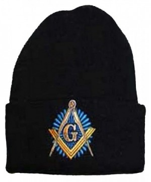 Buy Caps and Hats Masonic Winter Skull Cap Beanie Freemason Mens One Size Black - C811H9BHHXD