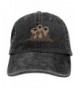 ONE-HEART HR Cute Sea Otters Stylish Baseball Caps Denim Adjustable Hats - Black - CS1855GY4ZE