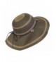 Widel Brim Straw Summer Floppy Brown