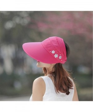 Qingsun Summer Folding Protection Beach in Women's Sun Hats