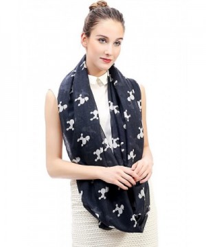 Lina Lily Infinity Lightweight White L in Fashion Scarves