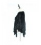 Raylans Natural Knitted Rabbit Tassel in Fashion Scarves