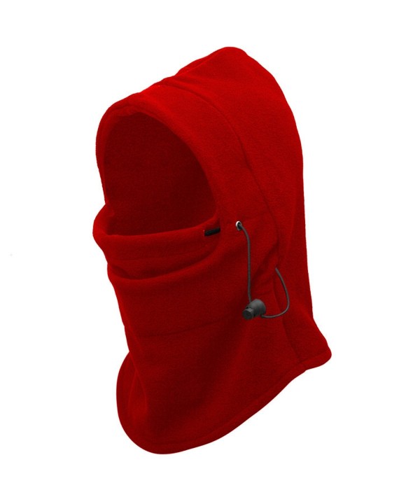 Balaclava Windproof Motorcycle Retention Comfortable - Red - CV1888I4Z2K