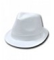 Decky Basic Cotton Fedora (White- Large/XL) - CL110H09VYV