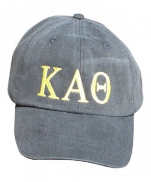 Mega Greek Womens Kappa Alpha Theta Baseball Cap - Charcoal - CT11WK0O0O7