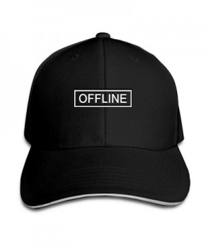 Nice Liza Offline KOS Caps Baseball Caps Adjustable Hats - Black - CI1897IE7Y8