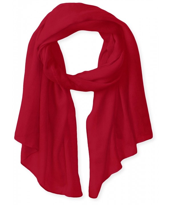 White Sierra Bug Free Gauze Scarf - Raspberry - C612N1KNHND