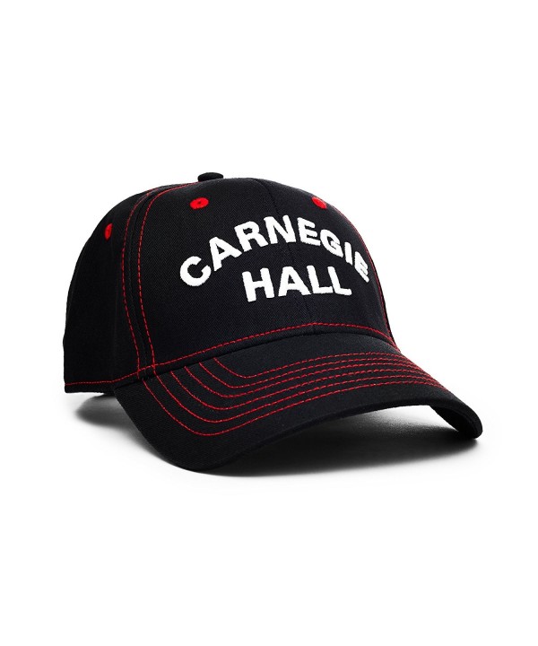 Carnegie Hall Embroidered Baseball Cap (Black) - Black - CF125STL37X