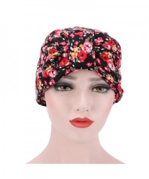Women's Ruffle Beanie Scarf Head Scarf Hat Cap Muslim Headscarf Chemo Hat Beanie Scarf - 5 - CF1853HCQ2X